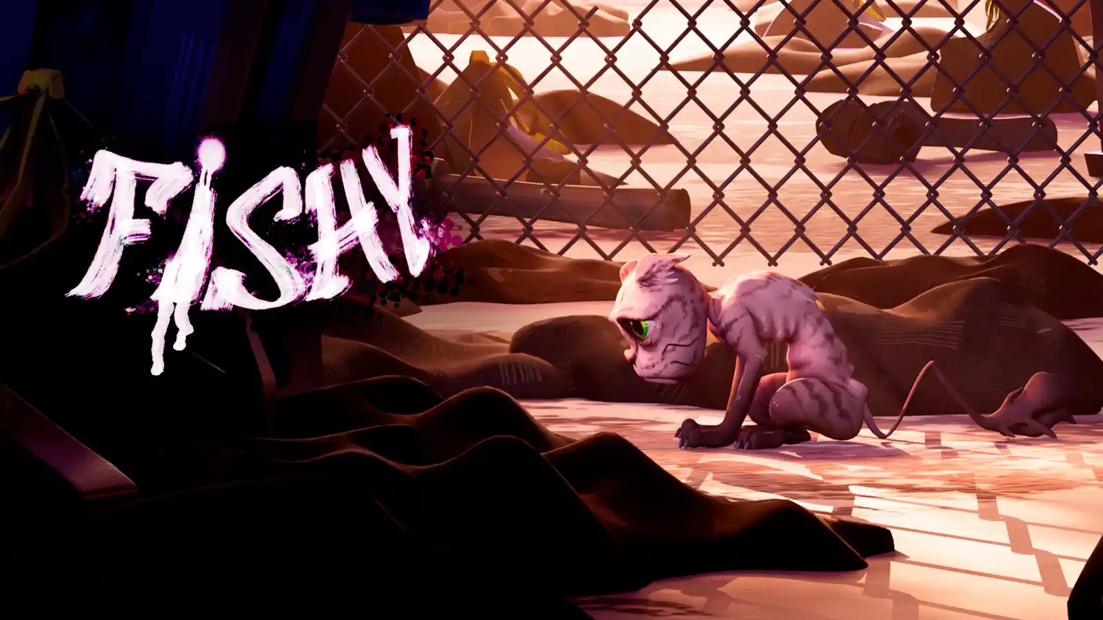 Still from the animated short Fishy